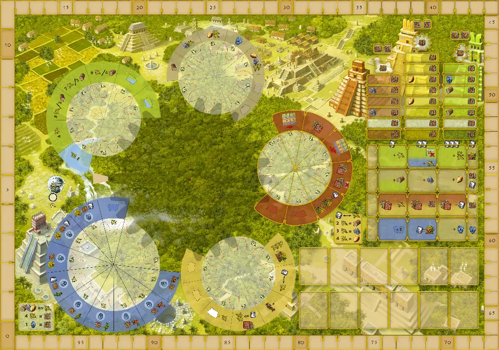 Tzolk'in: Le Calendrier Maya Dessus