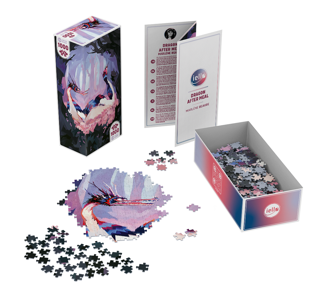 Puzzle UNIVERSE - 1000p : Dragon After Meal Contenu