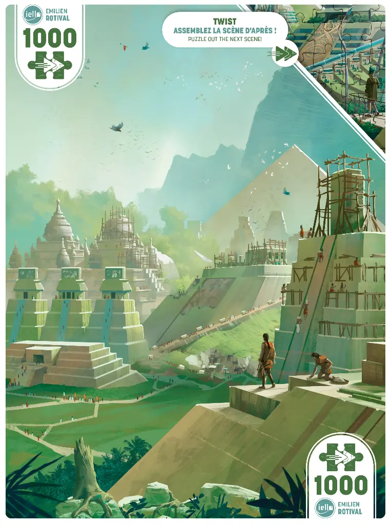 IELLO Puzzle Universe - 1000 pièces - Ancient Pyramids Back